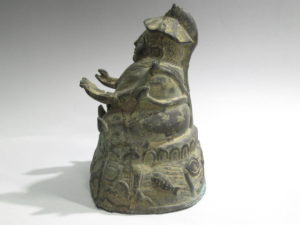 中国古玩銅製坐像仏像1